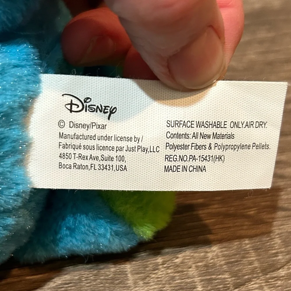 Disney Pixar Bunny Toy Story 4 Plush Turquoise Blue / Lime Green 10”